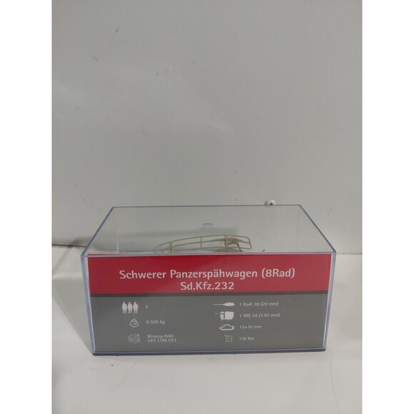 1/72 Scale Schwerer Panzerwagen German WWII Army Vehicle @ Agedabia Libya 1941 - Picture 6 of 9